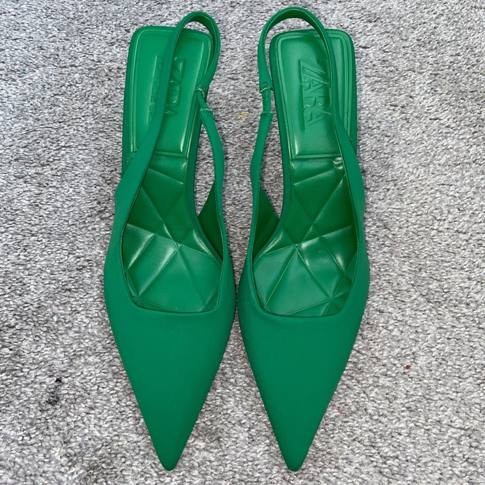 ZARA SLINGBACK HEELS
